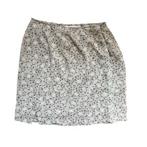 Vintage Y2K Compagnie Internationale Express Floral Mini Skirt Green 90s Cottage